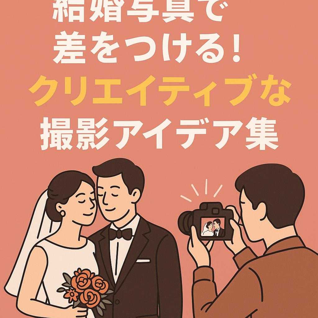 結婚写真で差をつける！クリエイティブな撮影アイデア集