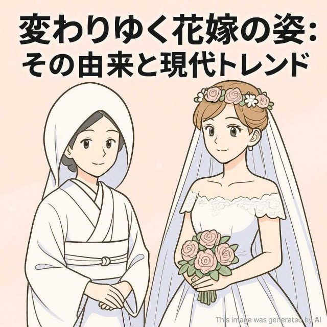 変わりゆく花嫁の姿：その由来と現代トレンド