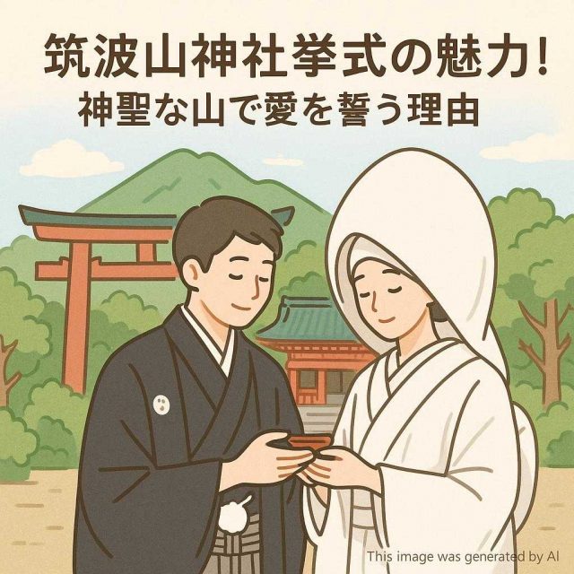 筑波山神社挙式の魅力！神聖な山で愛を誓う理由