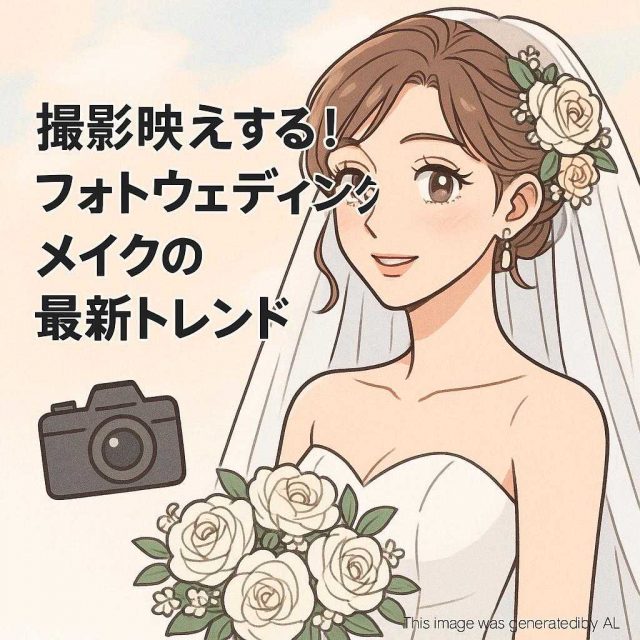撮影映えする！フォトウェディングメイクの最新トレンド