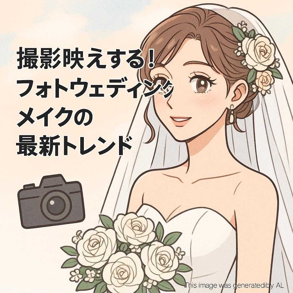 撮影映えする！フォトウェディングメイクの最新トレンド