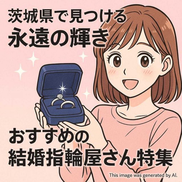 茨城県で見つける永遠の輝き: おすすめの結婚指輪屋さん特集