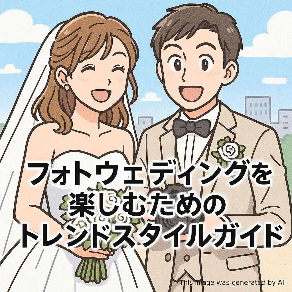 フォトウェディングを楽しむためのトレンドスタイルガイド