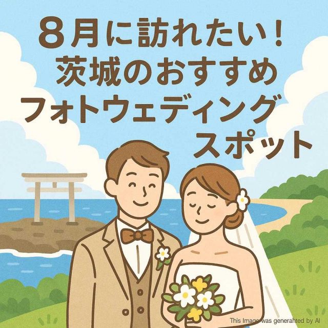 8月に訪れたい！茨城のおすすめフォトウェディングスポット