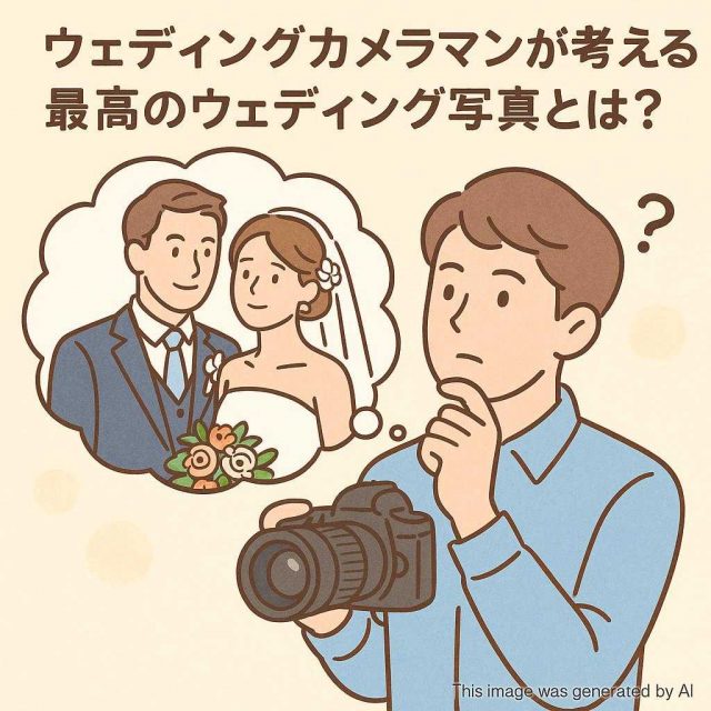 ウェディングカメラマンが考える最高のウェディング写真とは？