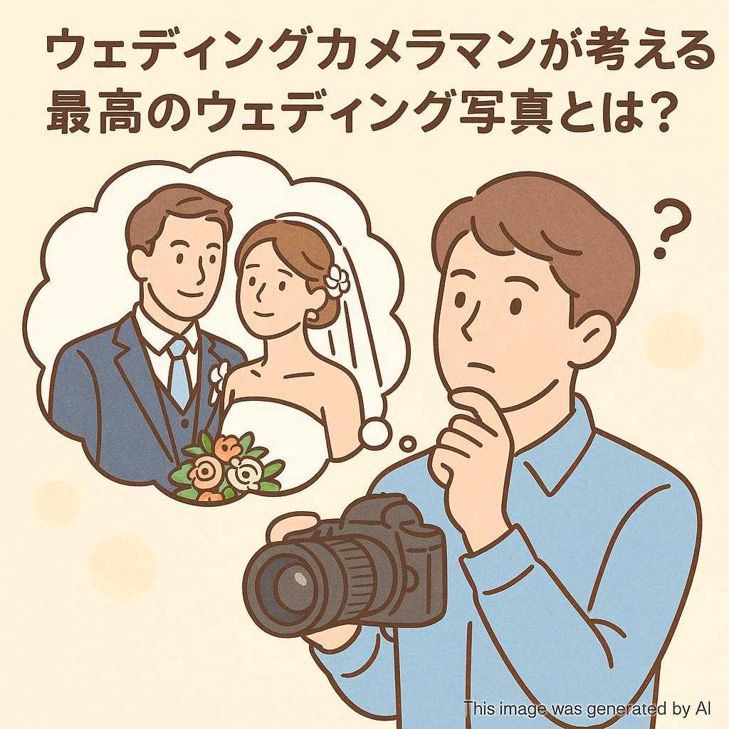 ウェディングカメラマンが考える最高のウェディング写真とは？