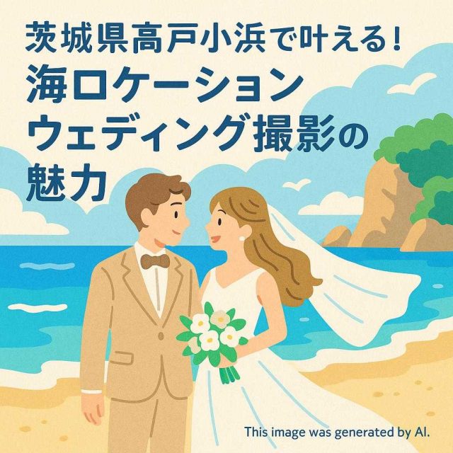 茨城県高戸小浜で叶える！海ロケーションウェディング撮影の魅力