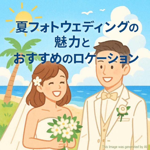 夏フォトウェディングの魅力とおすすめのロケーション