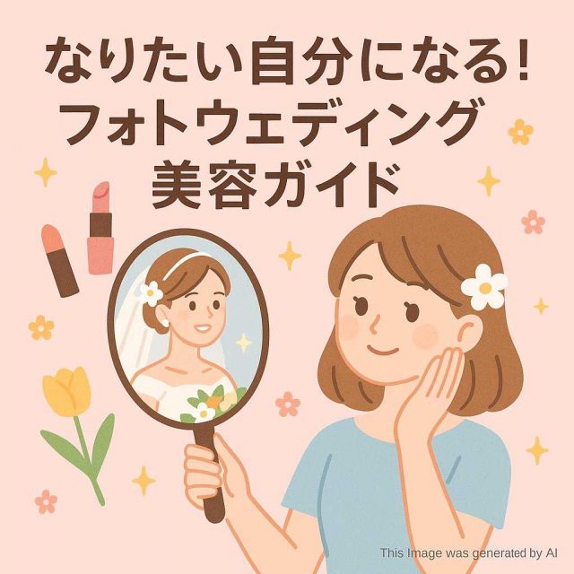 なりたい自分になる！フォトウェディング美容ガイド