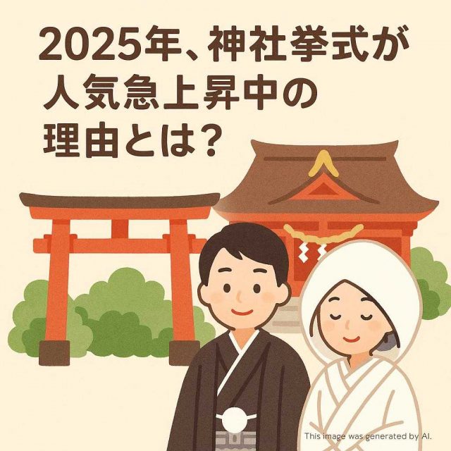 2025年、神社挙式が人気急上昇中の理由とは？