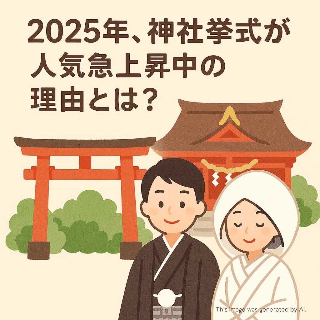 2025年、神社挙式が人気急上昇中の理由とは？