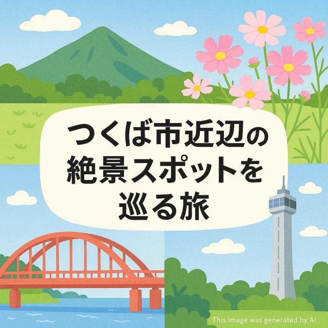 つくば市近辺の絶景スポットを巡る旅