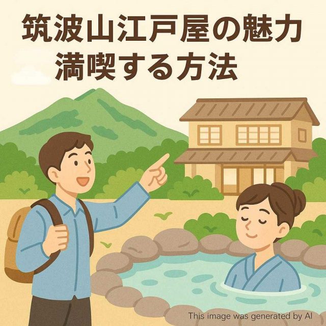 筑波山江戸屋の魅力を満喫する方法