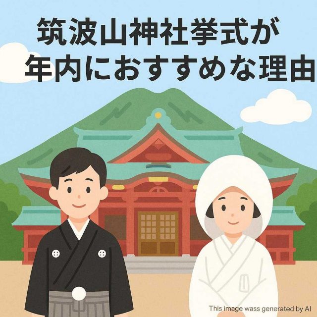 筑波山神社挙式が年内におすすめな理由
