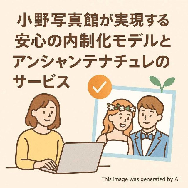小野写真館が実現する 安心の内制化モデルとアンシャンテナチュレのサービス