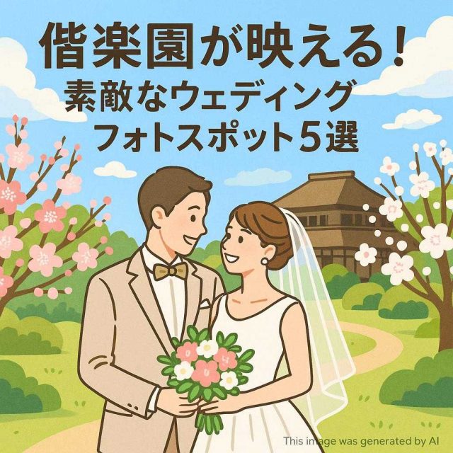 偕楽園が映える！素敵なウェディングフォトスポット5選