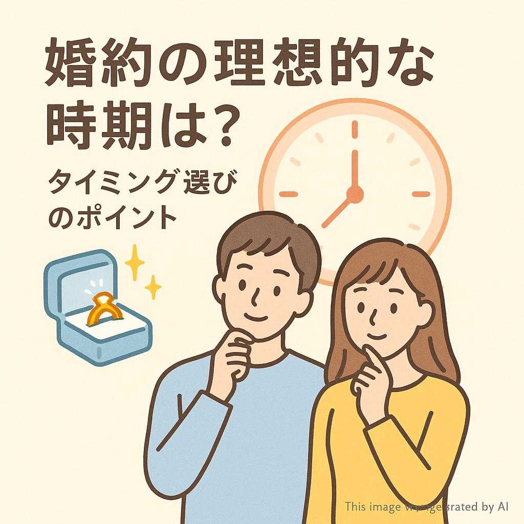 婚約の理想的な時期は？タイミング選びのポイント