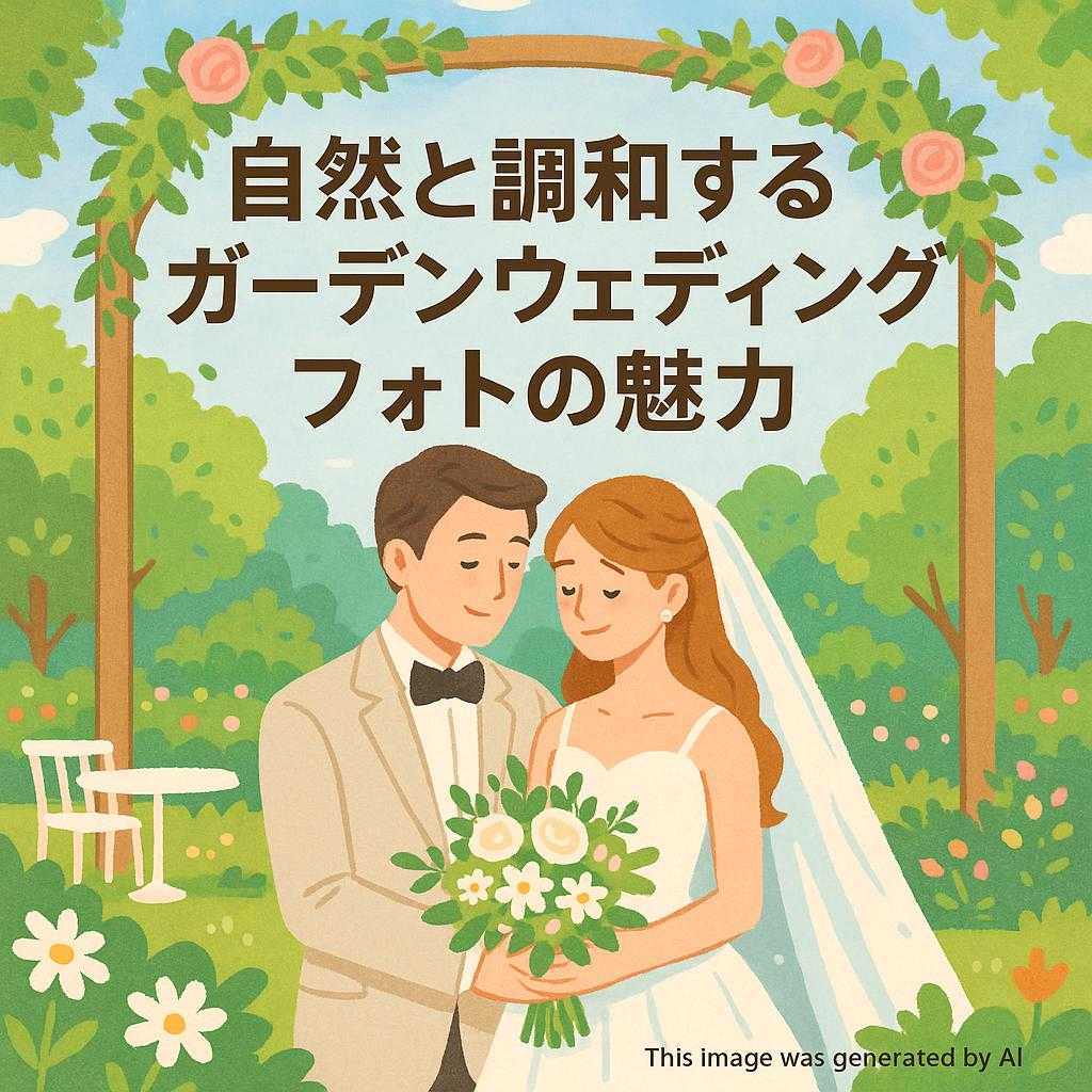 自然と調和するガーデンウェディングフォトの魅力