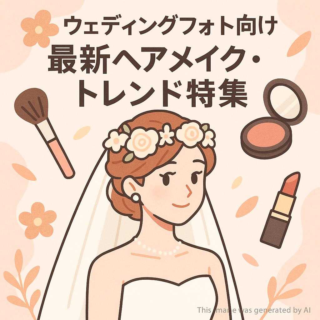 ウェディングフォト向け最新ヘアメイク・トレンド特集