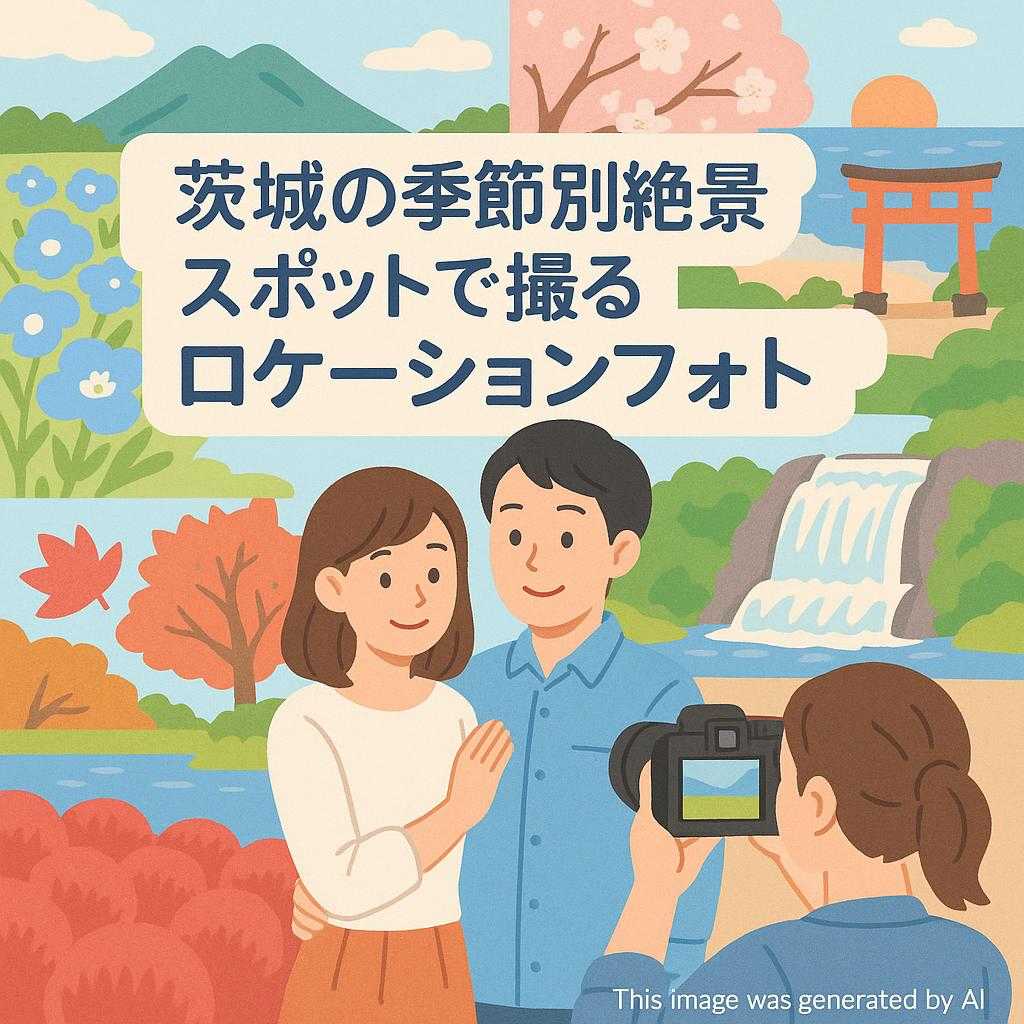 茨城の季節別絶景スポットで撮るロケーションフォト