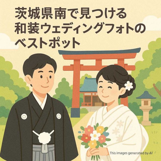 茨城県南で見つける和装ウェディングフォトのベストスポット