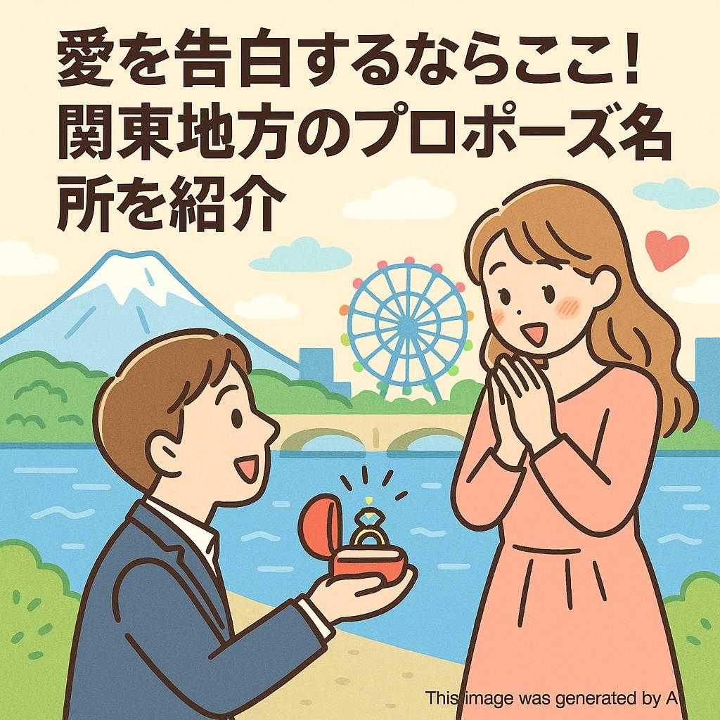 愛を告白するならここ!関東地方のプロポーズ名所を紹介
