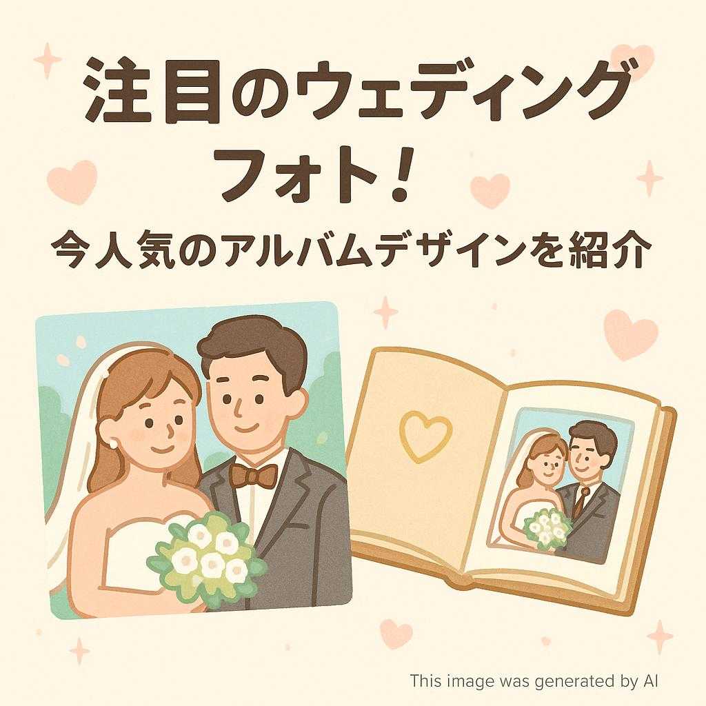 注目のウェディングフォト!今人気のアルバムデザインを紹介