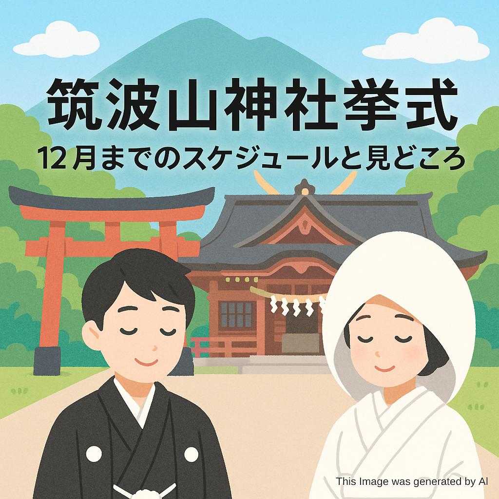 筑波山神社挙式 12月までのスケジュールと見どころ