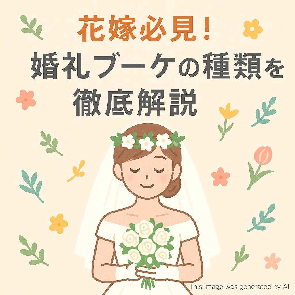 花嫁必見!婚礼ブーケの種類を徹底解説