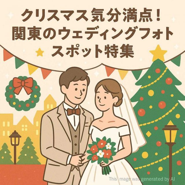 クリスマス気分満点！関東のウェディングフォトスポット特集