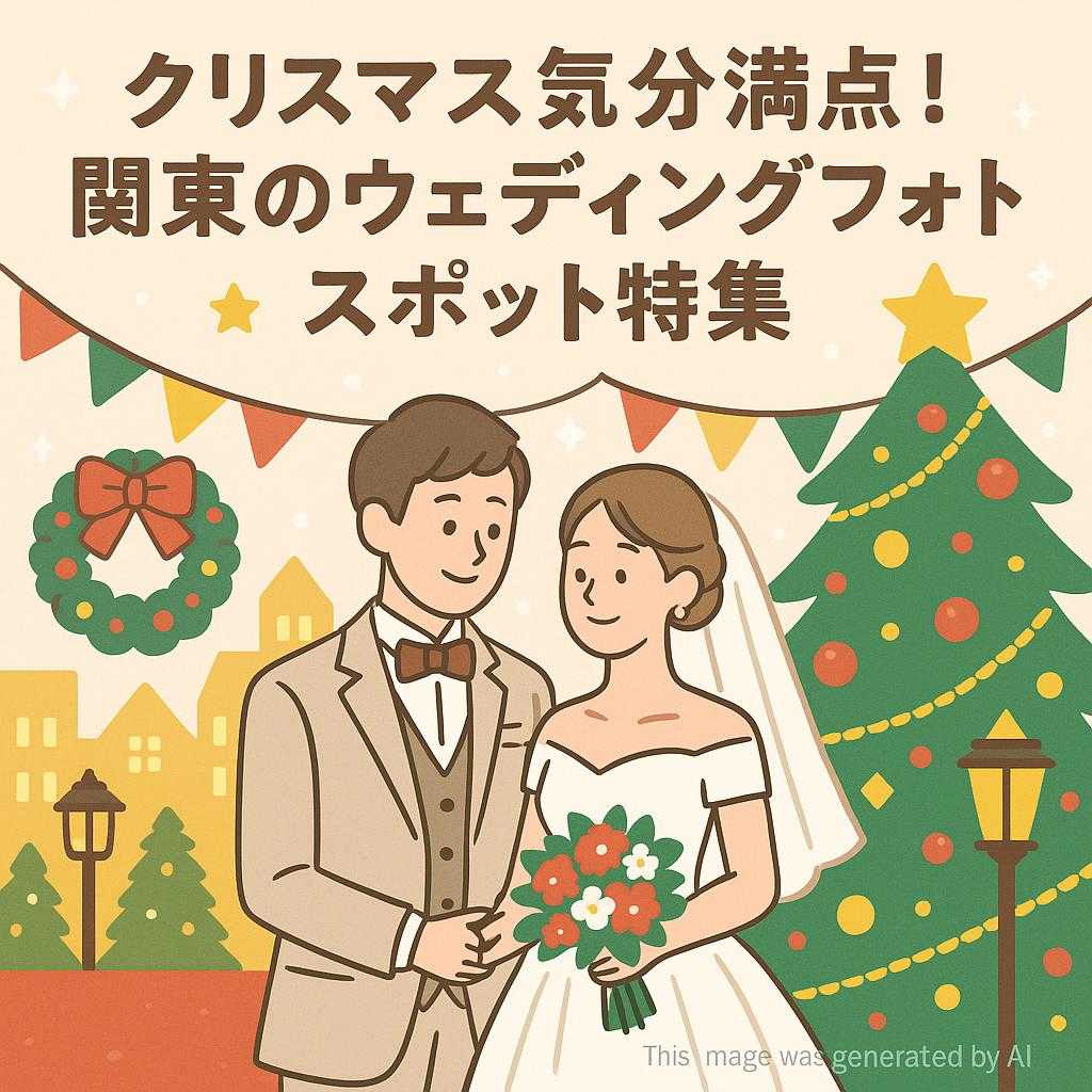 クリスマス気分満点！関東のウェディングフォトスポット特集
