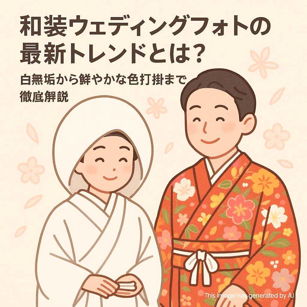 和装ウェディングフォトの最新トレンドとは?白無垢から鮮やかな色打掛まで徹底解説