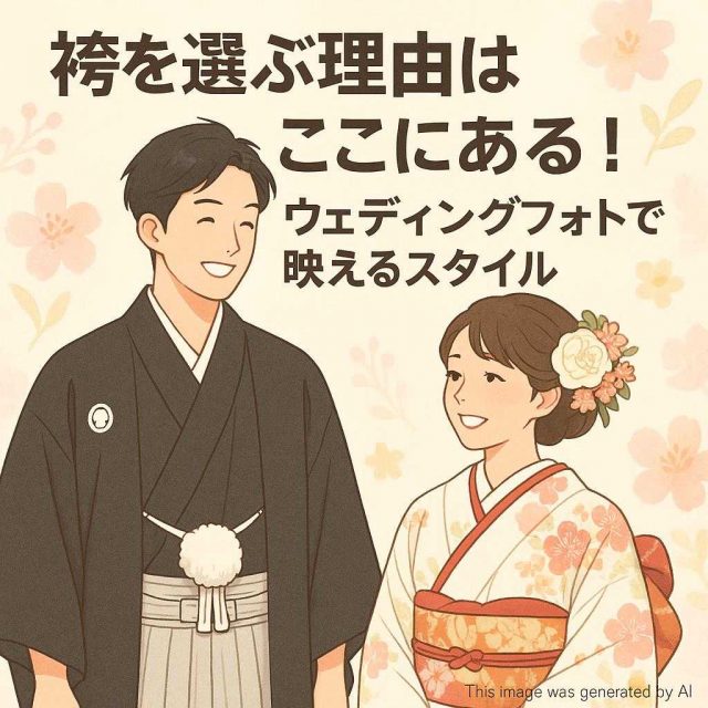 袴を選ぶ理由はここにある！ウェディングフォトで映えるスタイル