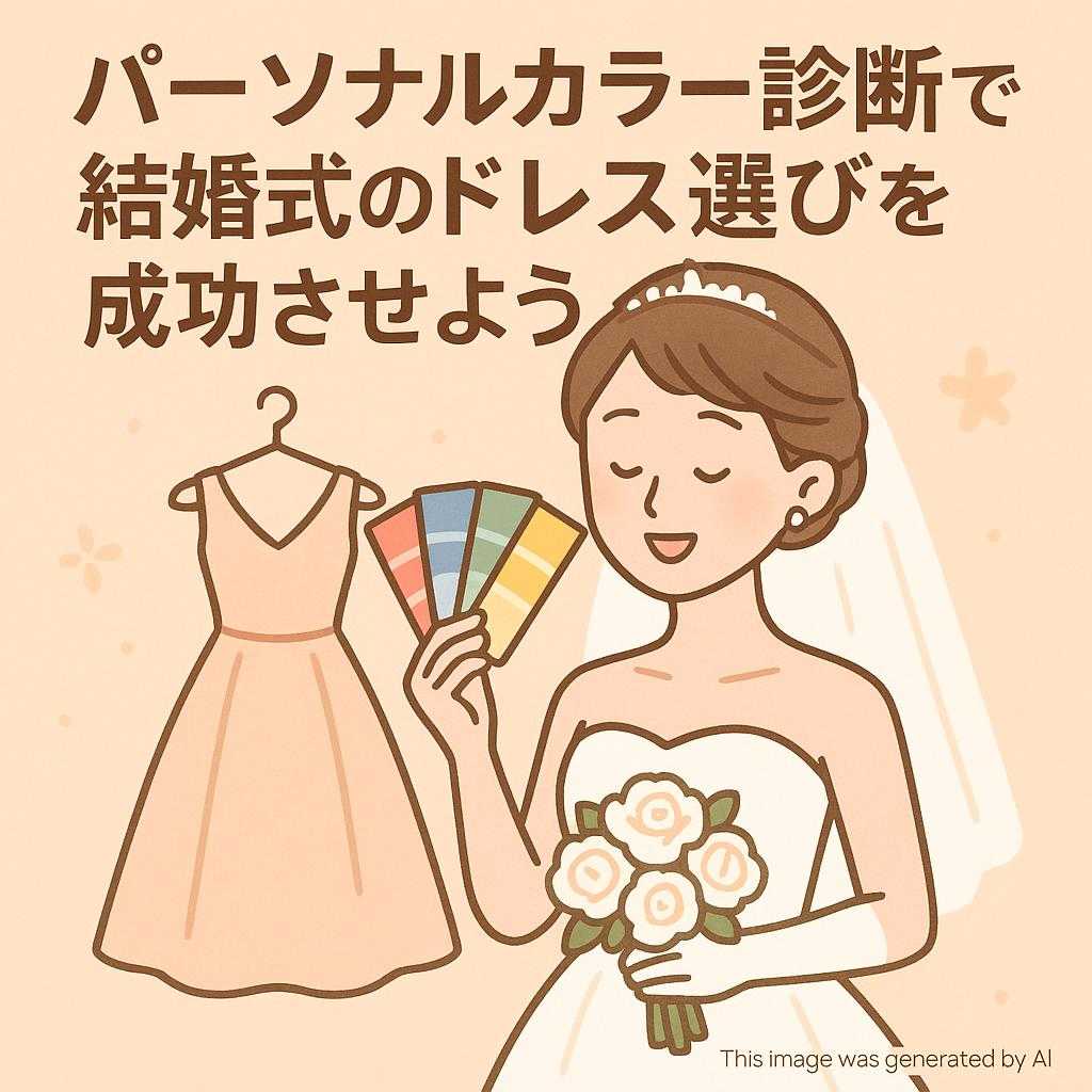 パーソナルカラー診断で結婚式のドレス選びを成功させよう