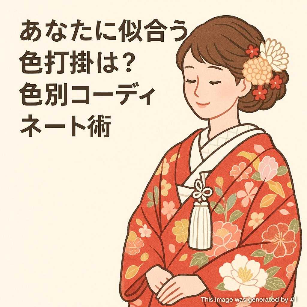 あなたに似合う色打掛は?色別コーディネート術