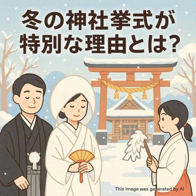 冬の神社挙式が特別な理由とは？