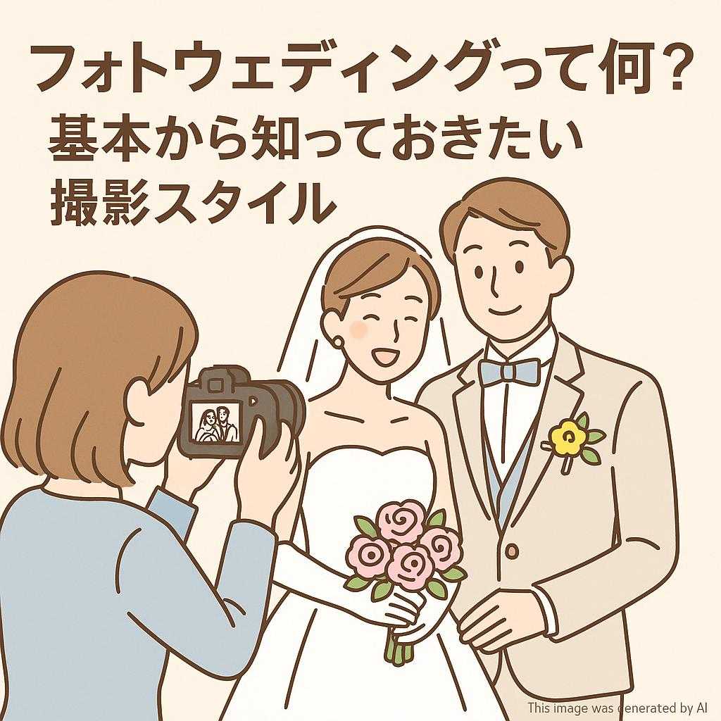 フォトウェディングって何？基本から知っておきたい撮影スタイル