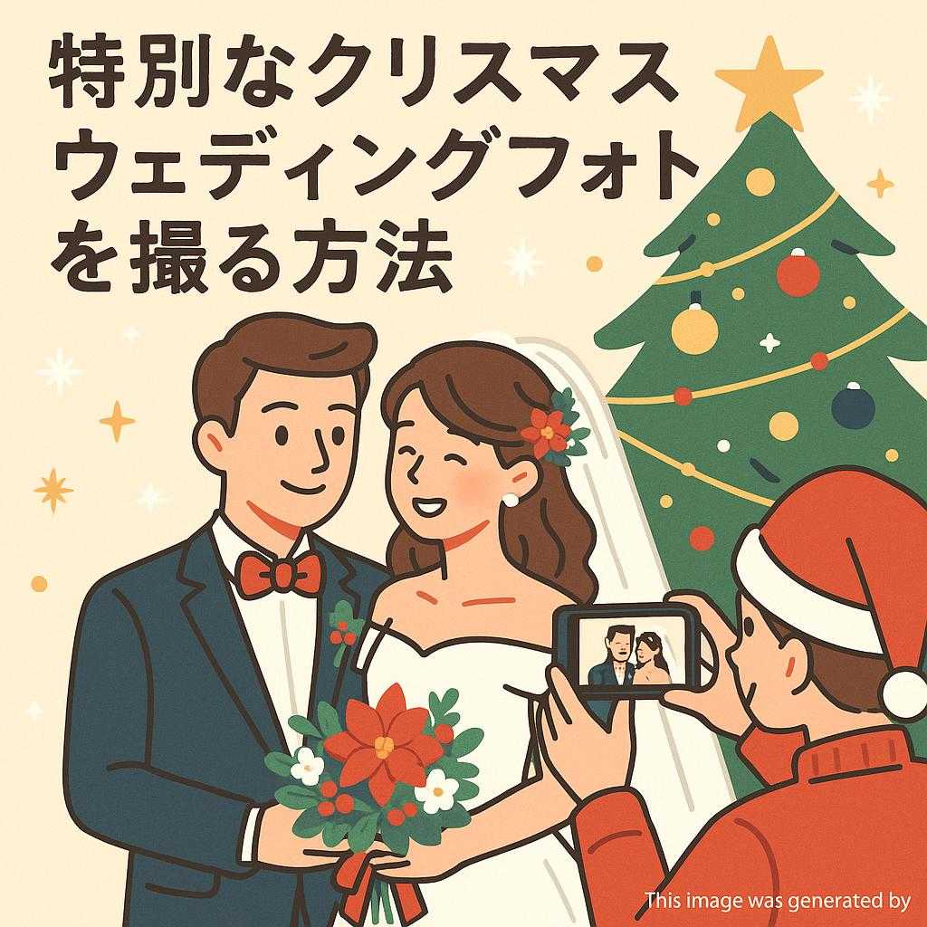 特別なクリスマスウェディングフォトを撮る方法