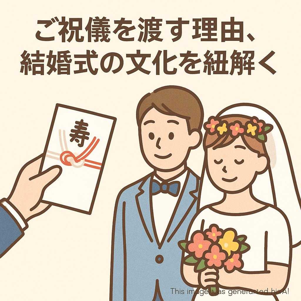ご祝儀を渡す理由、結婚式の文化を紐解く