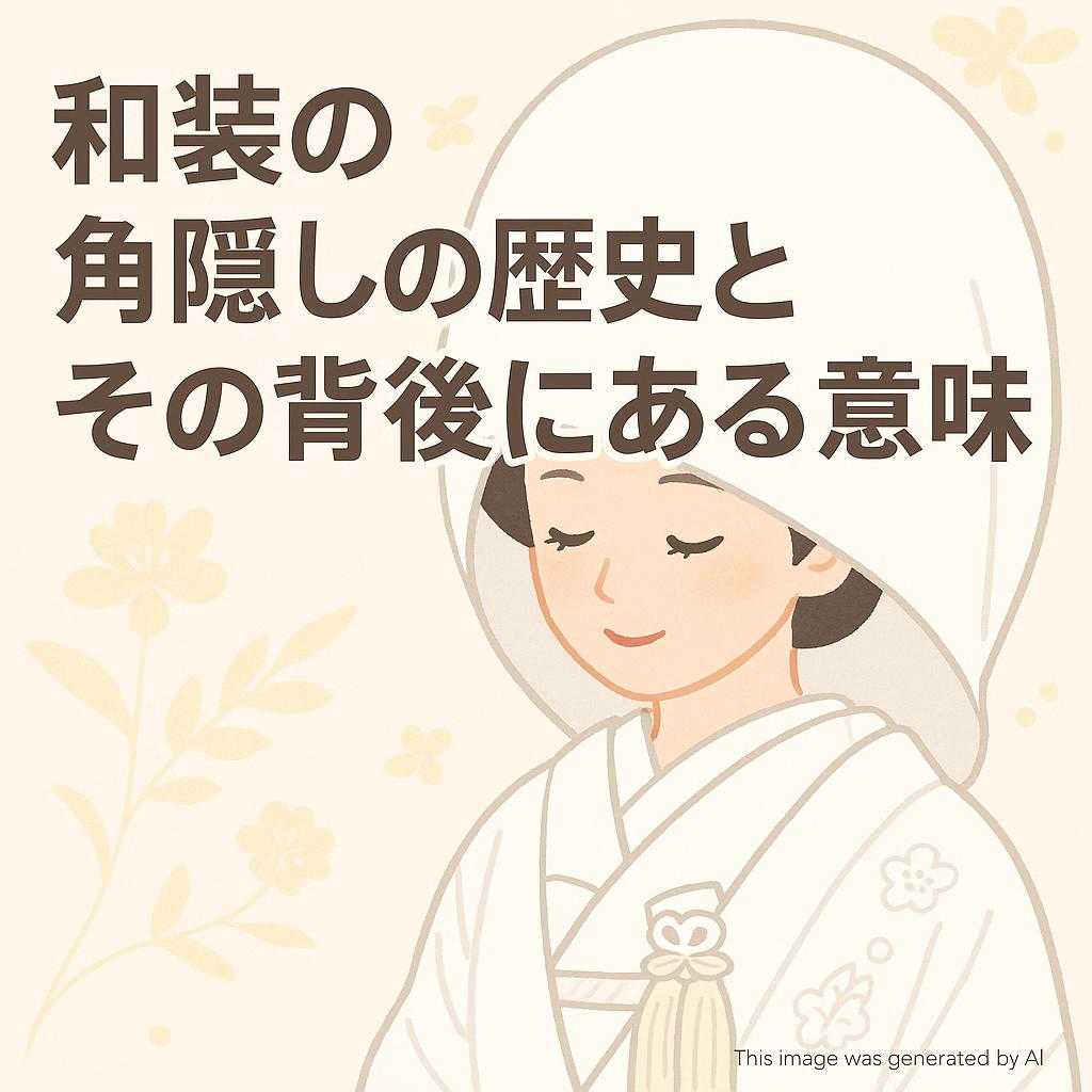 和装の角隠しの歴史とその背後にある意味