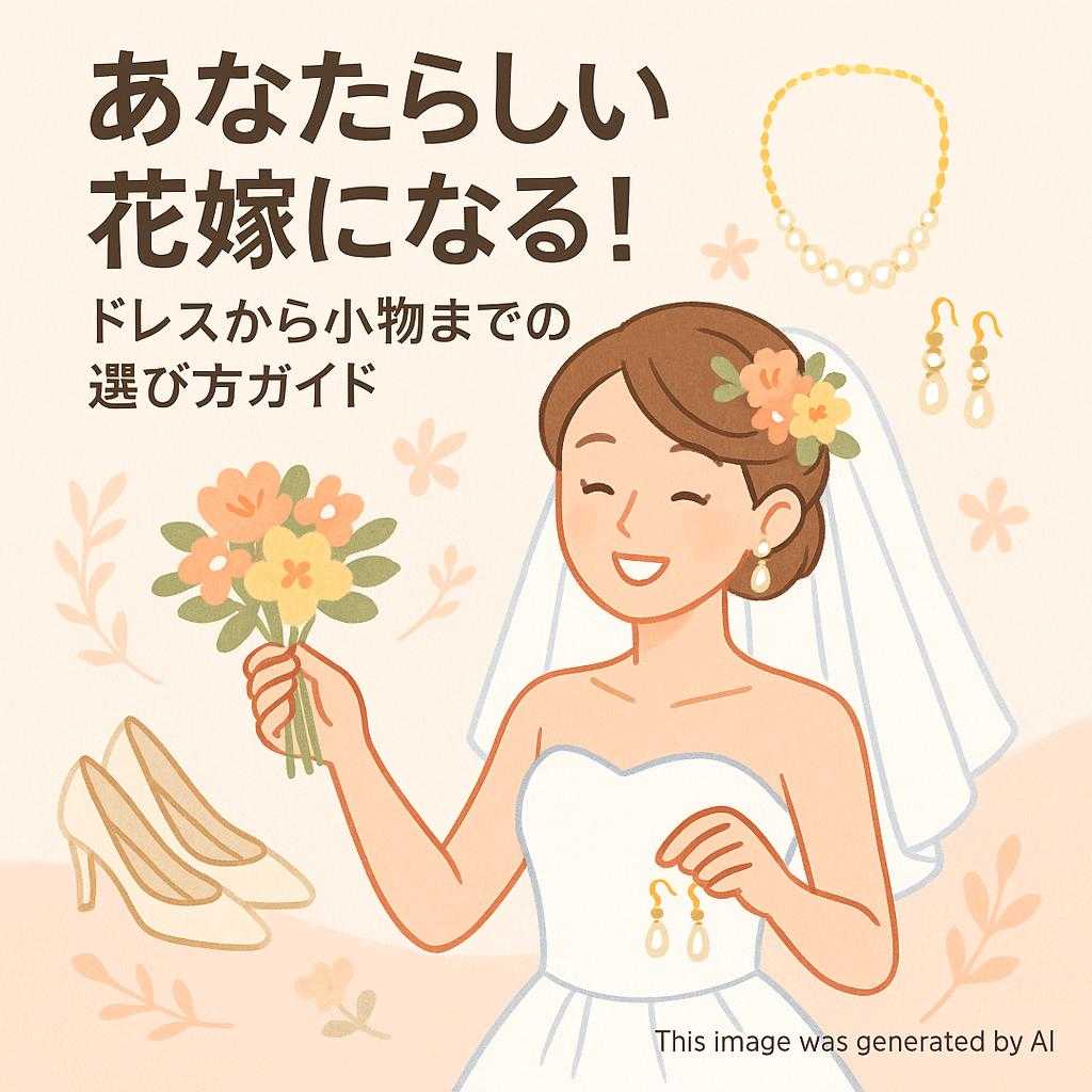 あなたらしい花嫁になる!ドレスから小物までの選び方ガイド