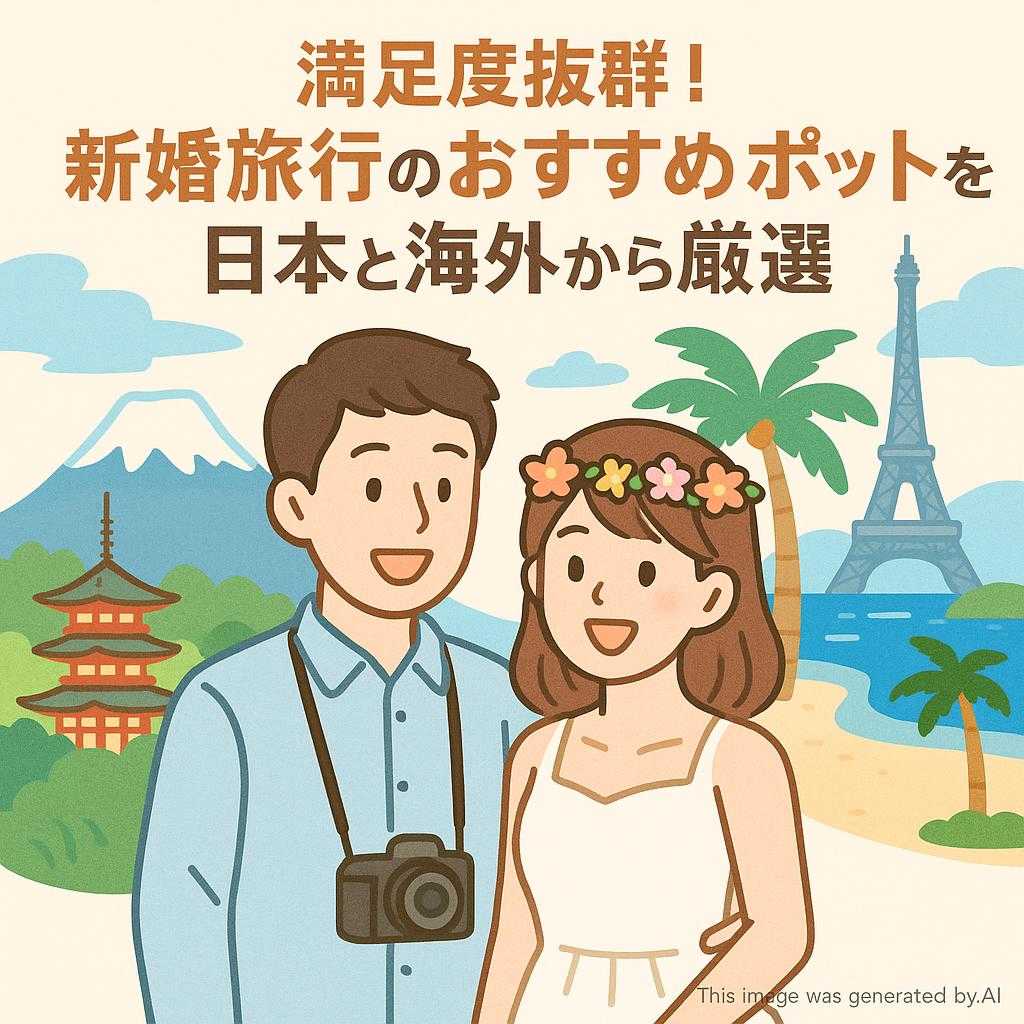 満足度抜群!新婚旅行のおすすめスポットを日本と海外から厳選