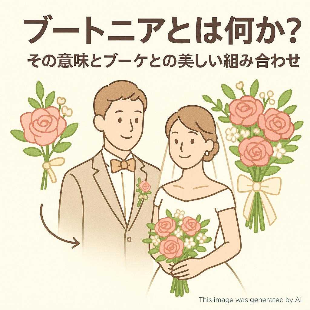 ブートニアとは何か？その意味とブーケとの美しい組み合わせ