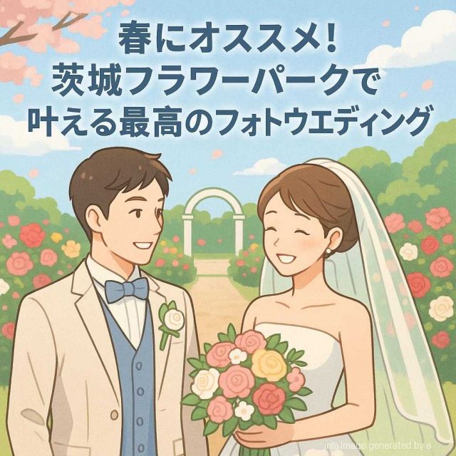 春にオススメ！茨城フラワーパークで叶える最高のフォトウエディング