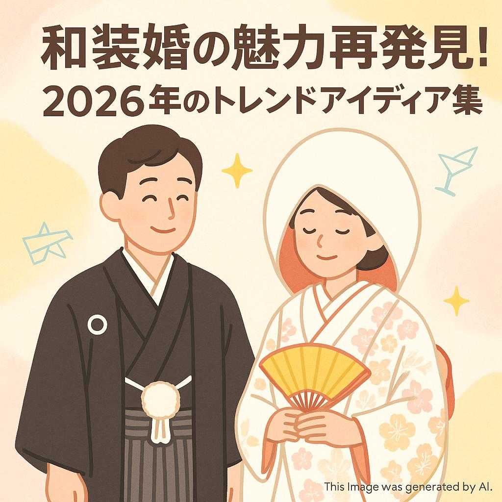 和装婚の魅力再発見！2026年のトレンドアイディア集