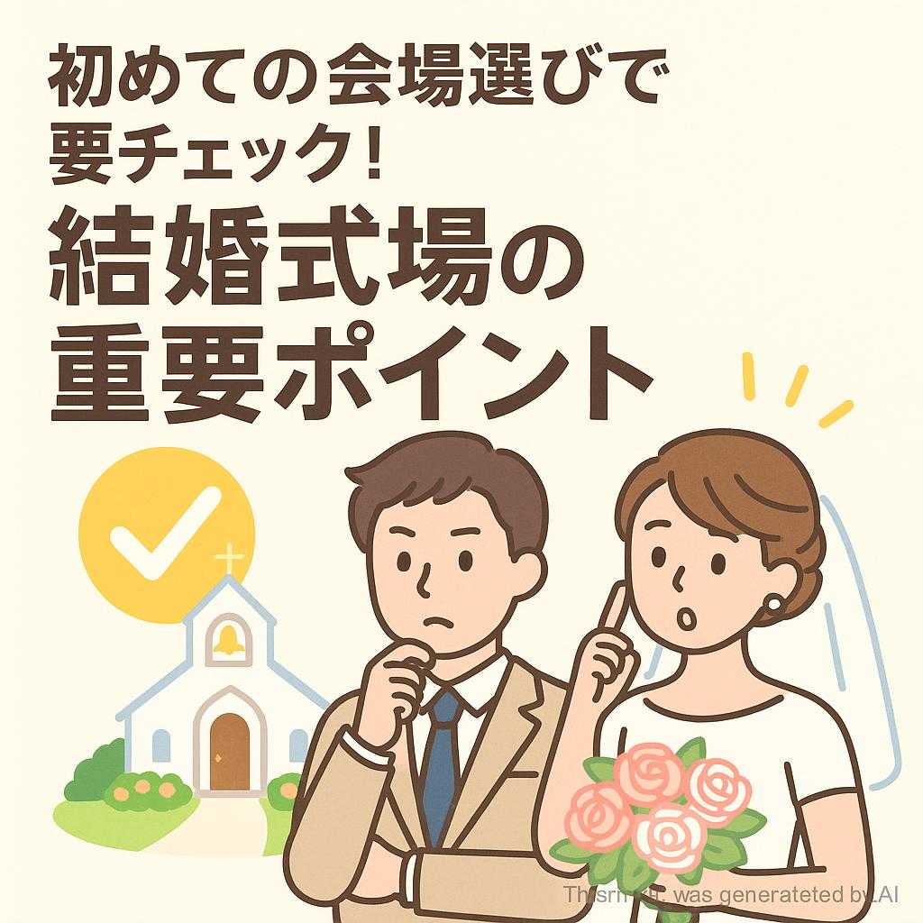 初めての会場選びで要チェック!結婚式場の重要ポイント