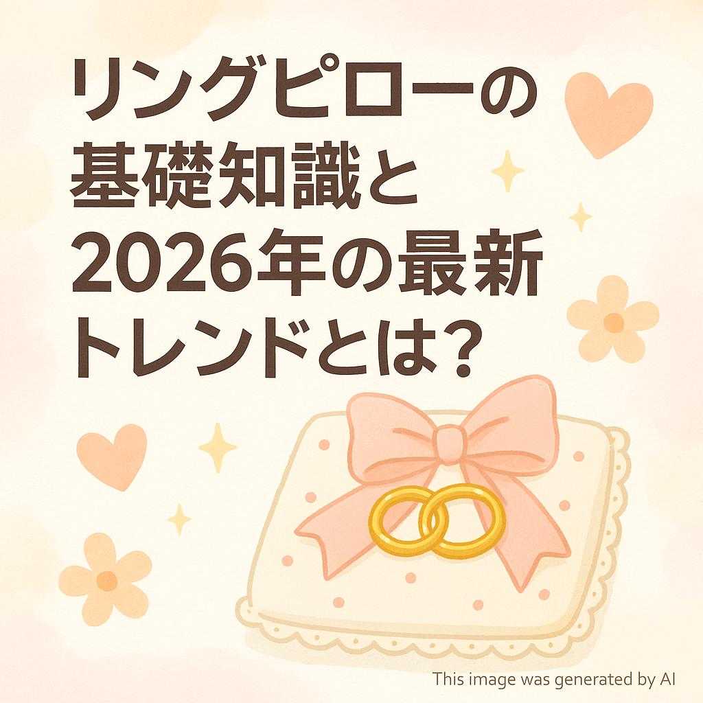 リングピローの基礎知識と2026年の最新トレンドとは？