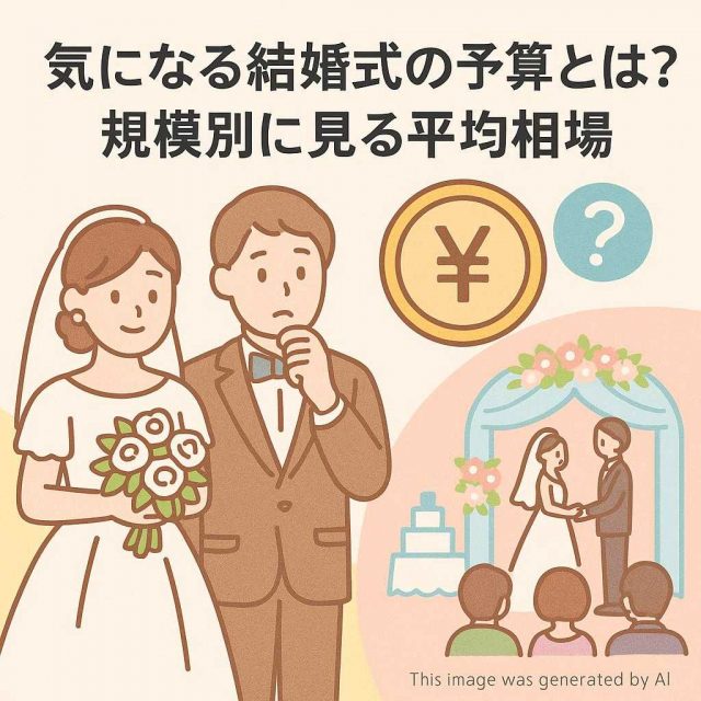 気になる結婚式の予算とは？規模別に見る平均相場