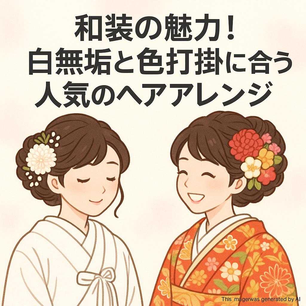和装の魅力！白無垢と色打掛に合う人気のヘアアレンジ