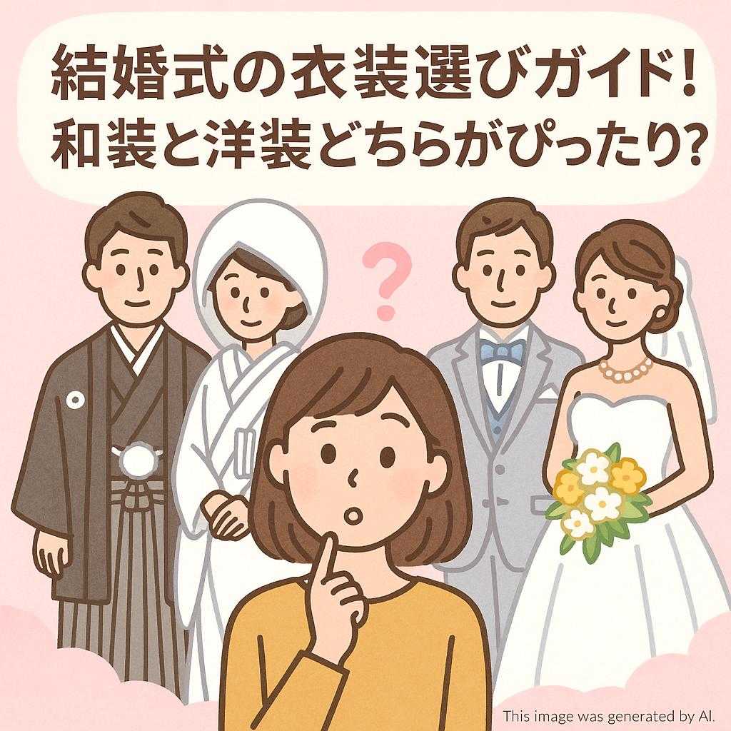 結婚式の衣装選びガイド！和装と洋装どちらがぴったり？